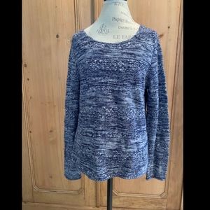 Joie blue marled sweater